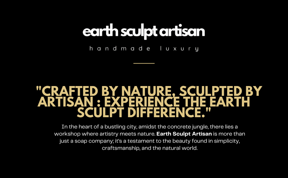 Earth Sculpt Artisan AlphaMane Beard Shampoo Bar | Natural Beard Care with Rosemary, Tea Tree, Amla & Bhringraj | pH Balanced Sulfate Free | 120g